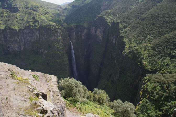 Jinbar falls, Simien Mountains National Park 2012