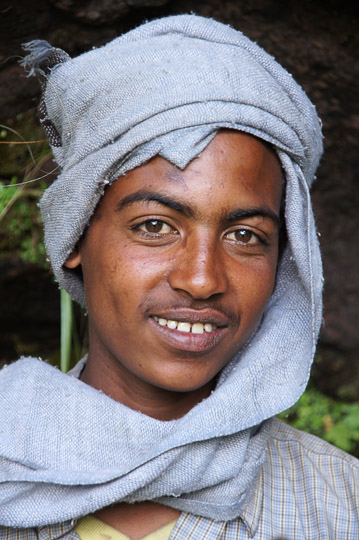 A young man, Simien Mountains National Park 2012