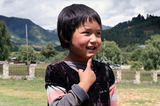 A girl in Tang Valley, 2018