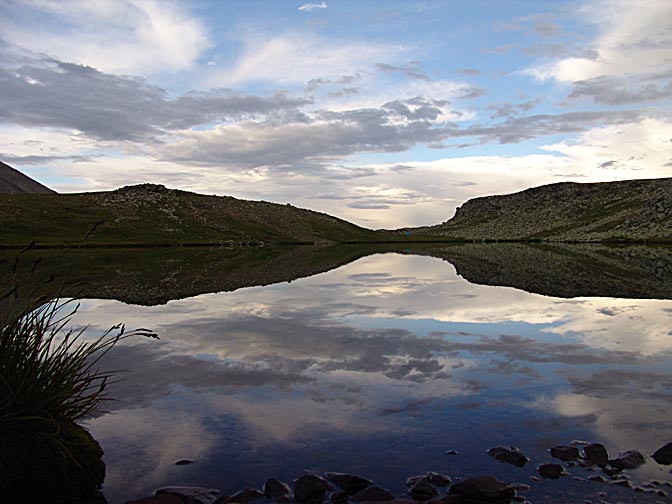 A reflection in a lake, South Ossetia 2007