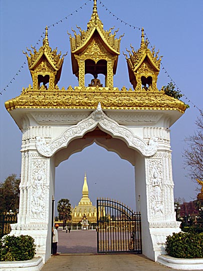 The Wat Pha That Luang temple, Vientiane 2007