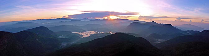The sunrise from Adam's Peak, 2002