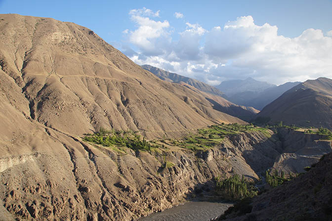 Typical landscape in the Fann mountain range, 2013