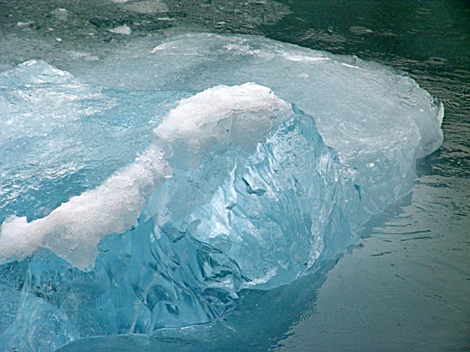 Floating ice by the Neumayer Glacier, South Georgia Islands 2004