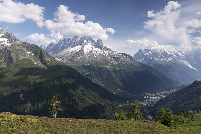 Chamonix Valley from The Col des Posette, France 2018