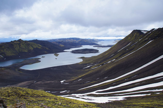 Langisjor lake, on the ascend to Sveinstindur mountain, 2012