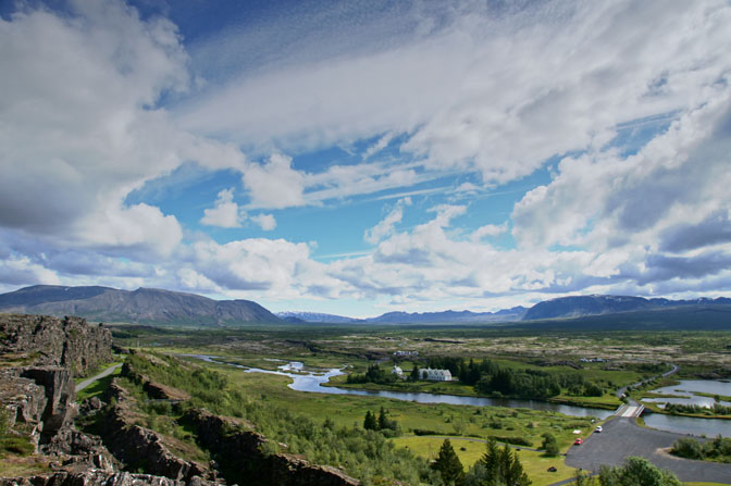 View on Thingvellir National Park, 2012
