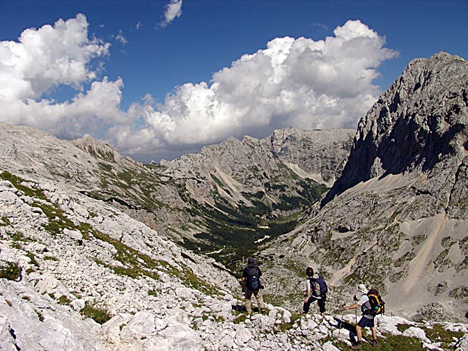 The gravel-bed basin amidst the Julian Alps, Triglav 2007