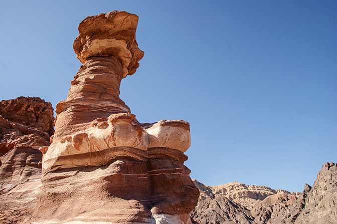 Sandstone formations near Amram Pillars, 2009