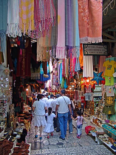 השוק ברחוב דוד, העיר העתיקה 2006