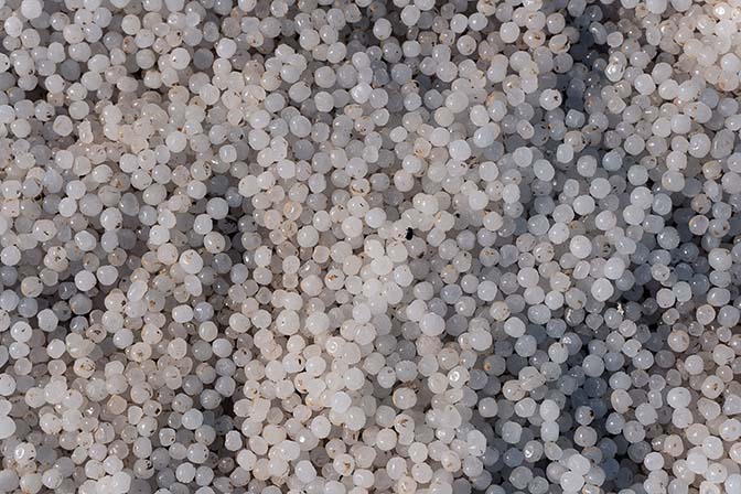 Spherical salt crystals in Tse'elim Bay, 2021