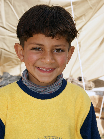 Walid, a Palestinian boy, Wadi Ghesh 2011
