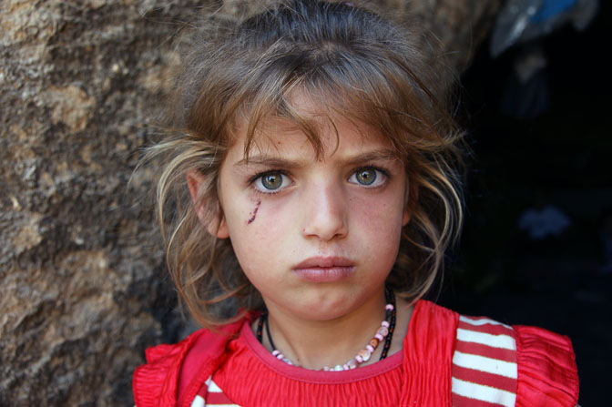 Woorud, a Palestinian girl from Qarmil, 2011