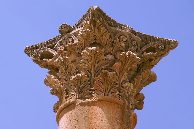 A Corinthian Capital at the Temple of Artemis, 2016