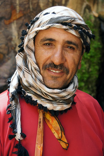 Our Jordanian guide Abdullah in Wadi Manshala, 2012