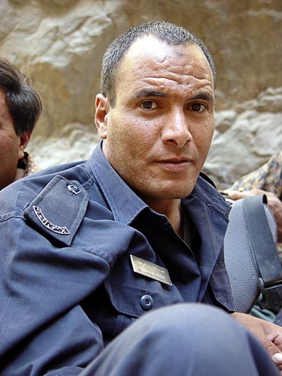 Our Tourism Officer in Wadi Feid, 2003