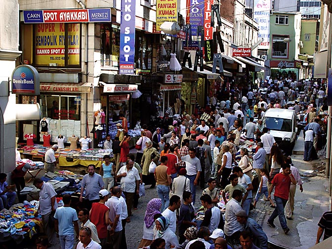 A noisy and active mixed commercial area, 2003