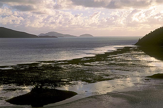 Hamilton Island at sunset, the Great Barrier Reef 1998