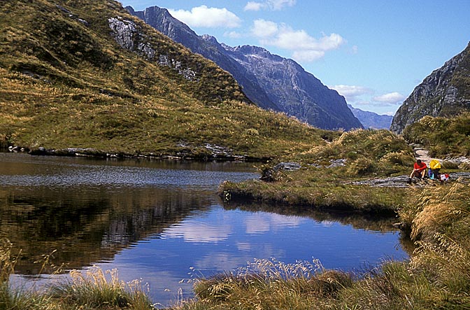 McKinnon Pass, the Milford Track, the South Island 1999