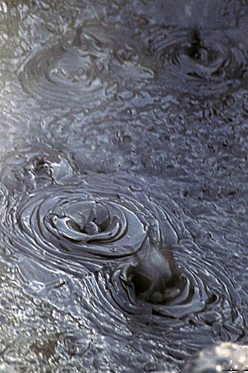Boiling volcanic mud in Hell's Gate geothermal reserve in Rotorua, the North Island 1999