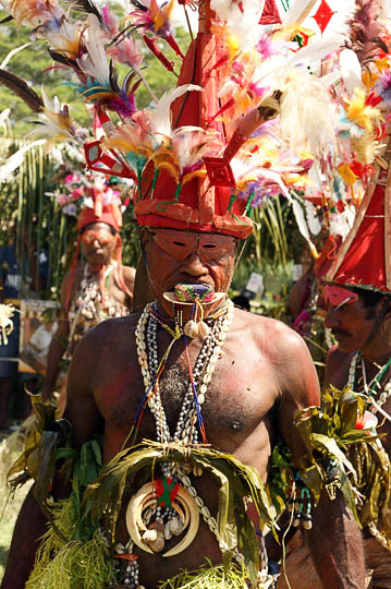 An islander, at The Wewak Garamut and Mambu Festival 2009