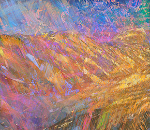 The Colorful rhyolite mountains in Landmannalaugar, 2023