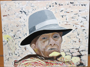 Peruvian old woman, 2008