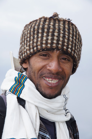 Our great trekking guide Nur (Nurlign Hassen Ibrahim), Simien Mountains National Park 2012