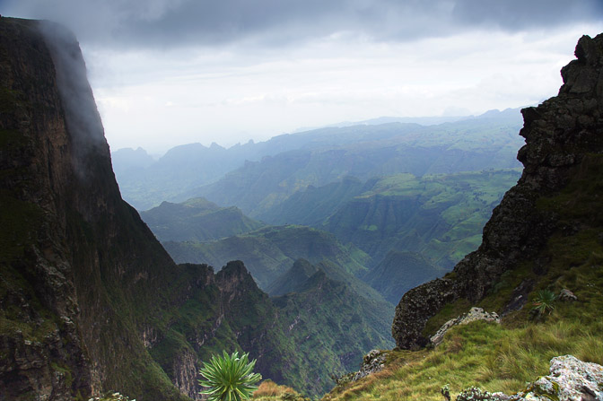 The mighty cliffs of The Great Rift Valley in east Africa, Simien Mountains National Park 2012