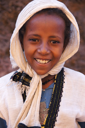 A young girl, Lalibela 2012