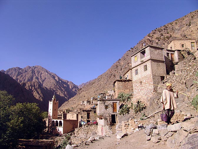 Anfli village on the banks of Setti Fatma glen, 2007