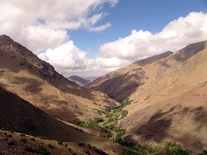 Scattered villages along the Assif (river) Imenane valley, 2007