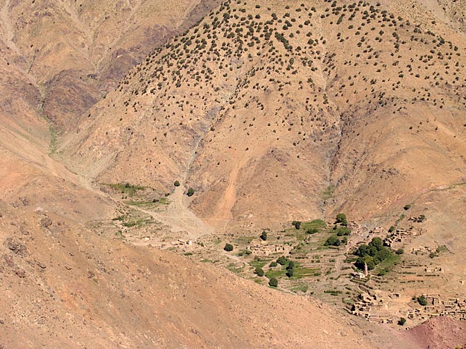 Agounss village from Tizi (pass) Iabassene, 2007