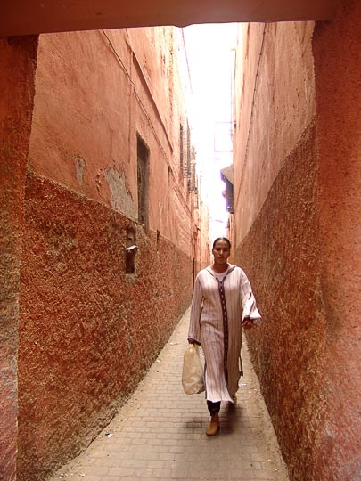 The entrance to the Jewish Quarter (Mallah), The Medina (old city) 2007