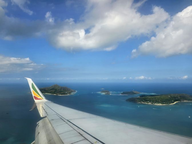 The Seychelles archipelago from the air, 2025 The Seychelles archipelago from the air, 2025