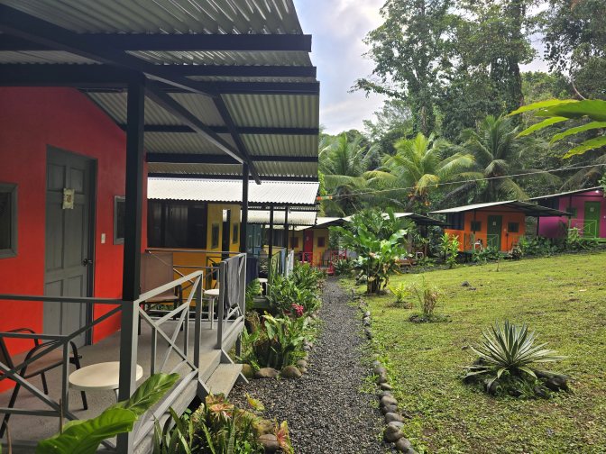 The cabins at Urritrek Casa Tamandua Campground in Cimarrones, Limon 2026