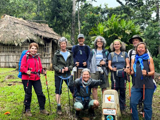 Part of our group at the village of Tsiobata in Nairi Awari Indigenous Land (photographed by our great guide Isaac Castro), 2026