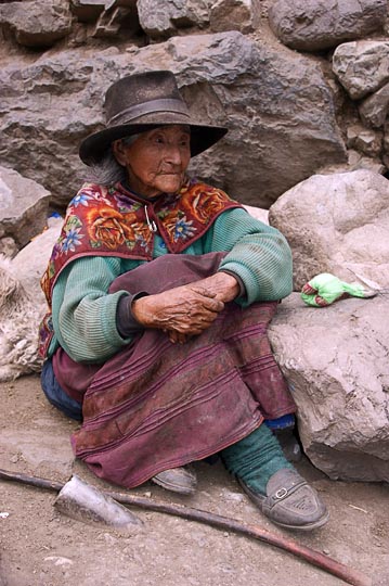 A local woman, Huayllapa 2008