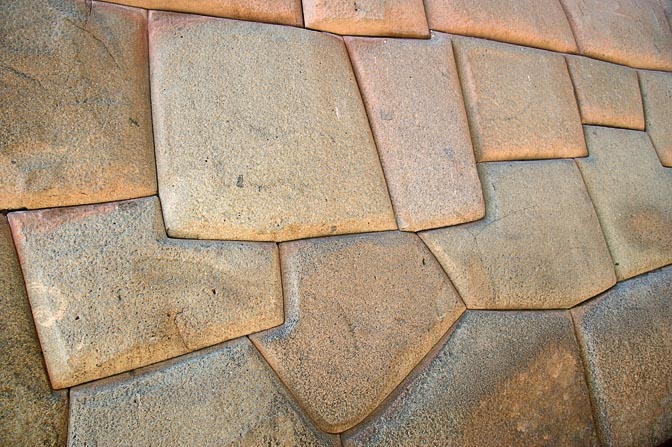 The stones in the great Inca wall, Cusco 2008