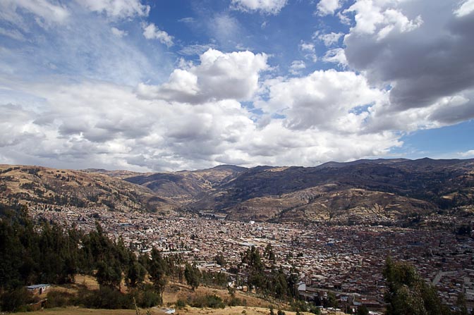 A view of the town of Huaraz, 2008 