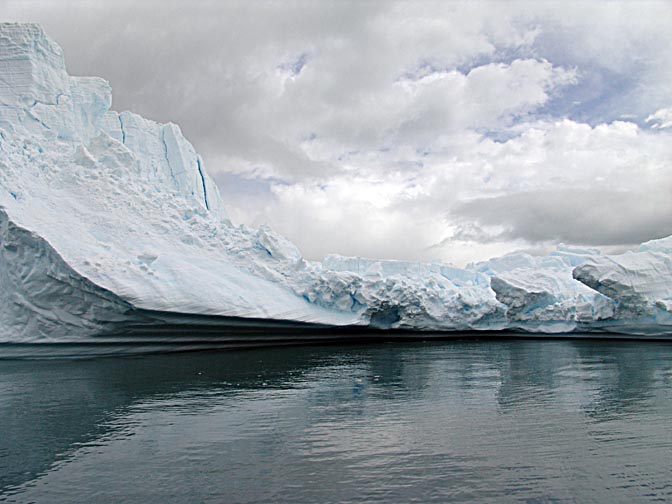 The edge of a giant iceberg in Cumberland East Bay, 2004