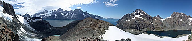 The amazing panorama of Drygalski Fjord and Larsen Harbour, 2004