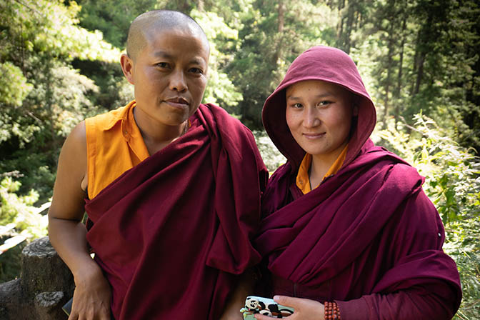 Nuns at Pema Choling Nunnery, 2018