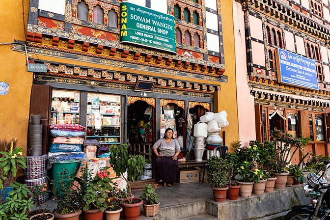 A typical shop in Radi Village, Trashigang 2018