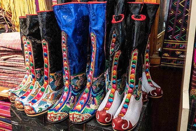 Bhutan boots shop