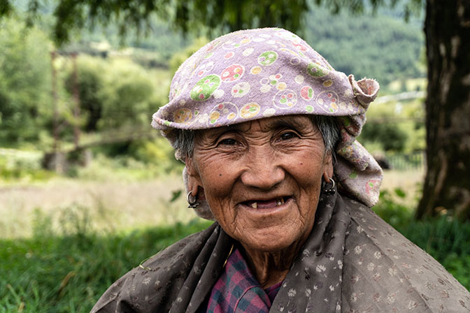 A woman in Tang Valley, 2018