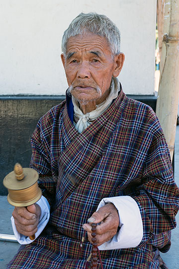 A pilgrim in Radi Monastery, 2018
