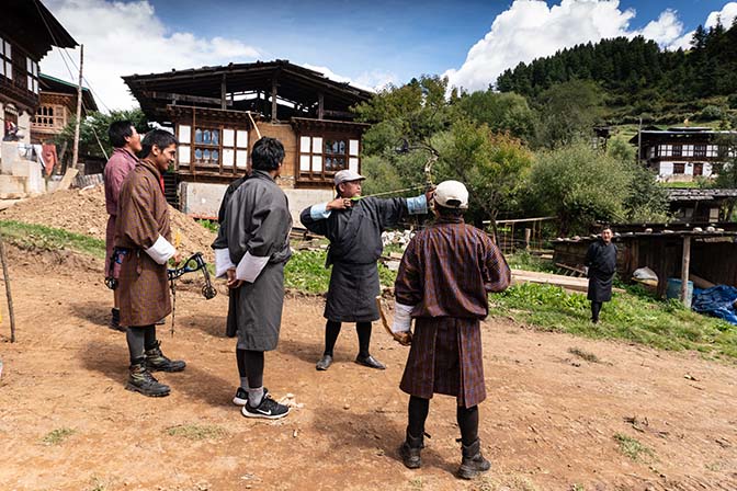 Archery contest, the national sport, Tang Valley 2018