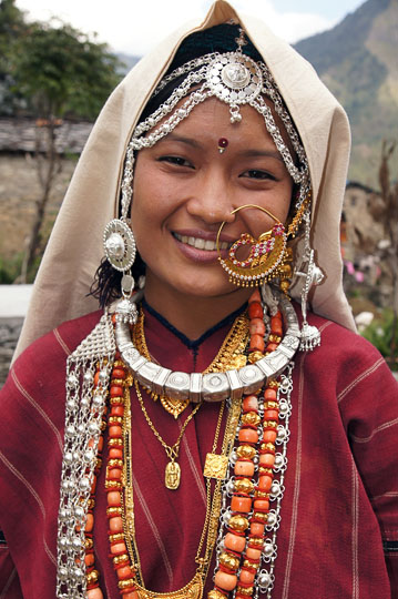 Pretty Vijeta dressed in traditional Rung at the Kangdali Festival, Roong-Teejya 2011