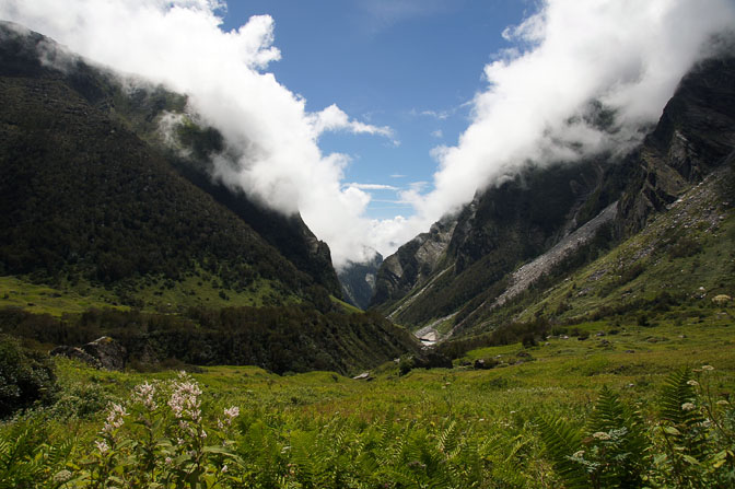 A view south from the Valley of the Flowers, Garhwal Himalayas 2011